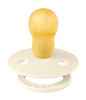 Bibs Doğal 3 Ay+ Delikli Kiraz Uçlu Kauçuk Emzik Yeşil