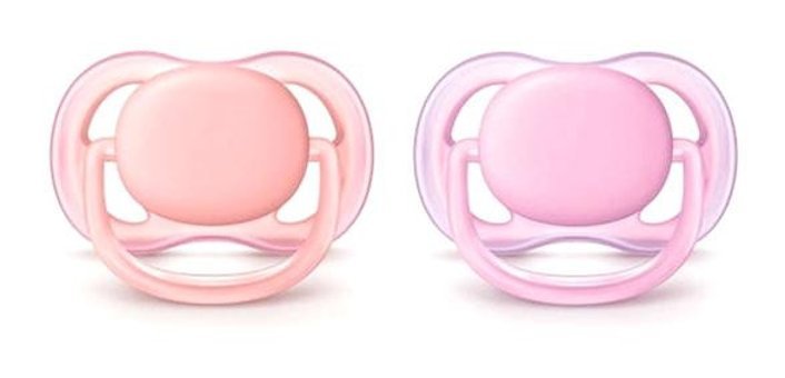 Philips Avent Ultra Air 0-6 Ay Kiraz Uçlu Silikon Emzik Gül Kurusu