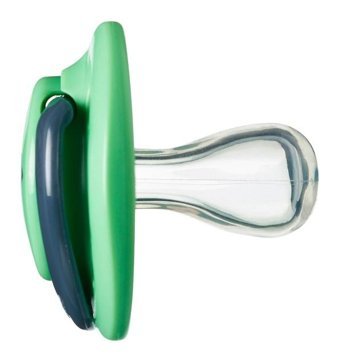 Tommee Tippee 0-6 Ay Delikli Ortodontik Kauçuk 2'li Emzik Yeşil