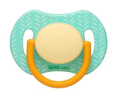 Wee Baby No:2 6-18 Ay+ Delikli Silikon Emzik Yeşil