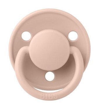 Bibs De Lux 0-6 Ay Delikli Kiraz Uçlu Kauçuk Emzik Krem