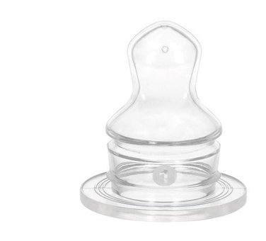 Wee Baby No:1 0 Ay+ Delikli Ortodontik Damaklı Silikon Emzik Çok Renkli