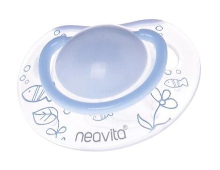 Nuk 6 Ay+ Delikli Ortodontik Silikon Emzik Mavi