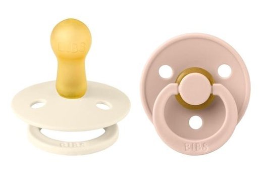 Bibs Colour 6 Ay+ Delikli Ortodontik Kiraz Uçlu Damaklı Kauçuk 2'li Emzik Çok Renkli
