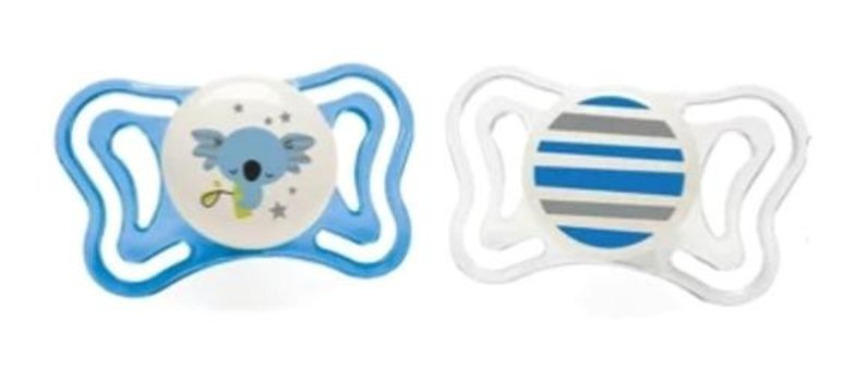 Chicco Physio Light 6-18 Ay+ Ortodontik Damaklı Silikon 2'li Emzik Mor