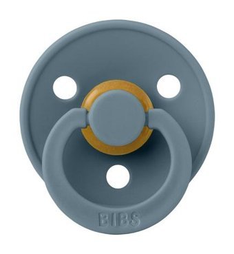 Bibs Colour 0-6 Ay Delikli Kauçuk Emzik Mavi-Yeşil