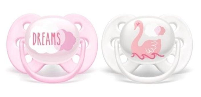 Philips Avent Ultra Soft 0-6 Ay Kiraz Uçlu Silikon 2'li Emzik Gri