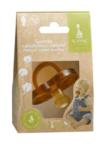 Sophie La Girafe 6-18 Ay+ Delikli Damaklı Kauçuk Emzik Mavi