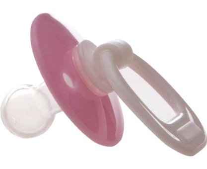 Tombik 3 Ay+ Delikli Kiraz Uçlu Silikon Emzik Pembe