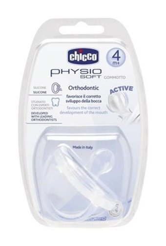Chicco Physio 6-18 Ay+ Ortodontik Kiraz Uçlu Silikon Emzik Çok Renkli
