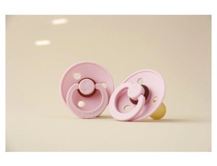 Bibs Colour 0-6 Ay Delikli Ortodontik Kiraz Uçlu Damaklı Kauçuk Emzik Kahverengi