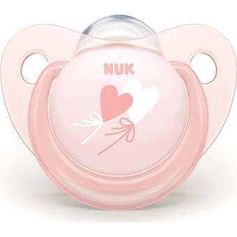 Nuk No:1 0 Ay+ Delikli Silikon Emzik Çok Renkli