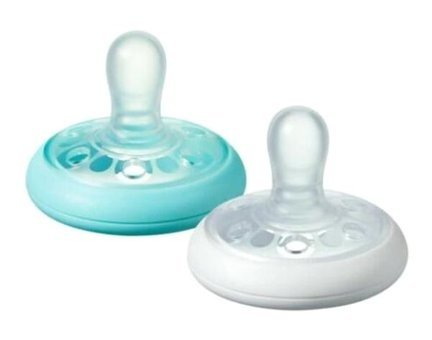 Tommee Tippee Breastlike 0-6 Ay Delikli Ortodontik Silikon 2'li Emzik Pembe