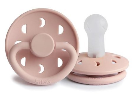 Frigg Moon 6-18 Ay+ Kiraz Uçlu Silikon Emzik Pembe