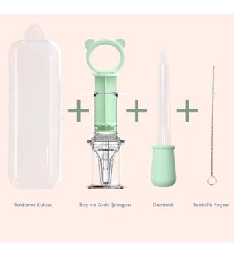 Agubugu Baby 0-12 Ay Delikli Kiraz Uçlu Plastik Emzik Mint