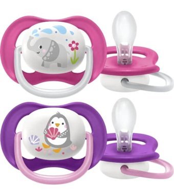 Philips Avent Ultra Air 6-24 Ay Delikli Kiraz Uçlu Silikon Emzik Çok Renkli