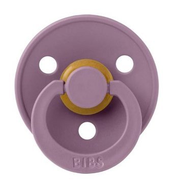 Bibs Colour 0-6 Ay Delikli Kauçuk Emzik Mor