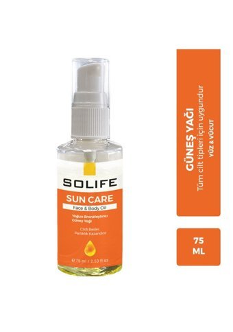 Solife Sun Care 0 Faktör Güneş Yağı 75 ml