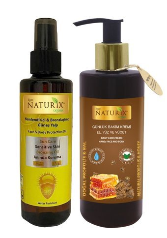 Naturix 30 Faktör Güneş Yağı 200 ml+250 ml