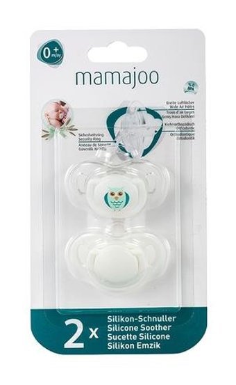 Mamajoo 12 Ay+ Delikli Ortodontik Damaklı Silikon 2'li Emzik Yeşil