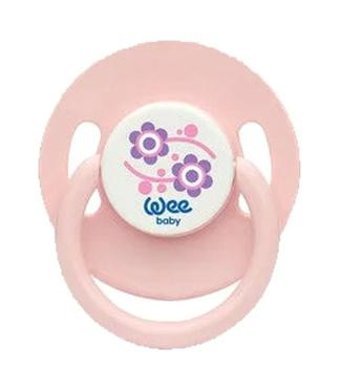 Wee Baby No:3 18 Ay+ Delikli Silikon Emzik Pembe