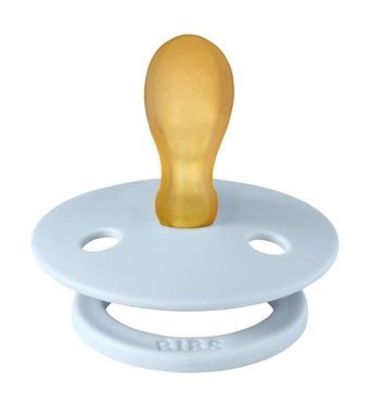 Bibs Colour 6 Ay+ Delikli Ortodontik Kiraz Uçlu Damaklı Kauçuk Emzik Mavi