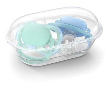 Philips Avent Ultra Air 0-6 Ay Delikli Kiraz Uçlu Silikon 2'li Emzik Mavi