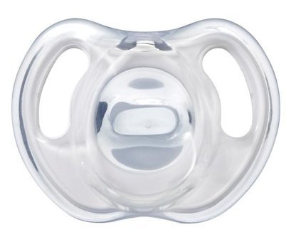 Tommee Tippee 0-6 Ay Delikli Ortodontik Silikon 2'li Emzik Kahverengi