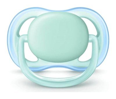 Philips Avent Ultra Air Nighttime 18 Ay+ Fosforlu Delikli Ortodontik Silikon 2'li Emzik Mor-Pembe