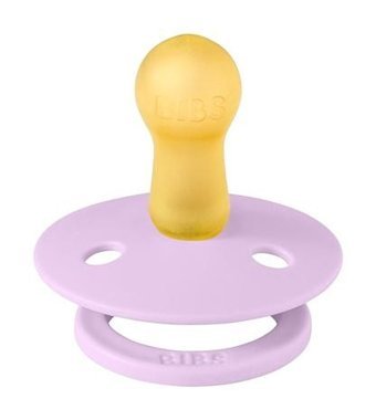Bibs Colour 6-18 Ay+ Delikli Ortodontik Kiraz Uçlu Damaklı Kauçuk Emzik Mor
