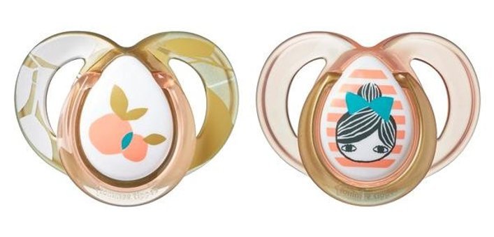 Tommee Tippee Ortodontik 6-18 Ay+ Delikli Ortodontik Silikon 2'li Emzik Lacivert