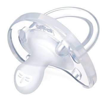 Chicco Physio 0-6 Ay Ortodontik Damaklı Silikon Emzik Şeffaf
