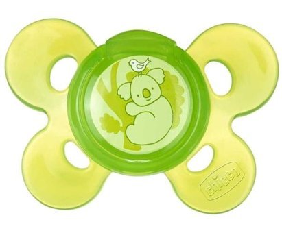 Chicco Physio 18 Ay+ Ortodontik Silikon Emzik Şeffaf