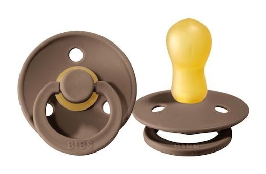 Bibs Doğal 4 Ay+ Delikli Kiraz Uçlu Kauçuk Emzik Yeşil