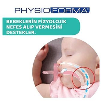 Chicco Physioforma 6-12 Ay Ortodontik Damaklı Kauçuk Emzik Beyaz