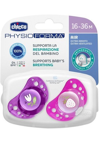 Chicco Soother 0-6 Ay Ortodontik Damaklı Silikon Emzik Mor