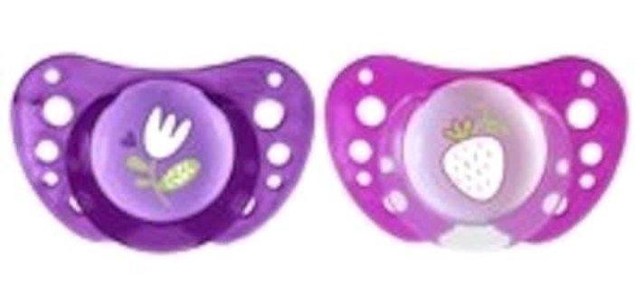 Chicco Soother 0-6 Ay Ortodontik Damaklı Silikon Emzik Mor