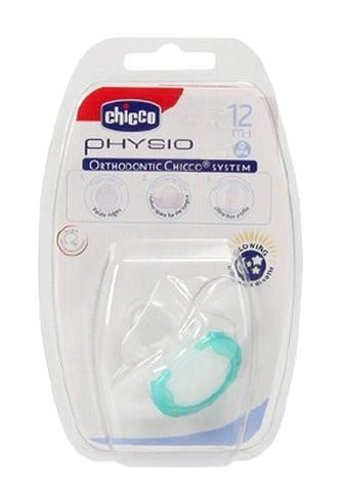 Chicco Physioring 18 Ay+ Ortodontik Damaklı Silikon Emzik Çok Renkli