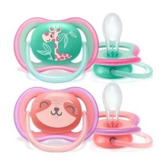Philips Avent Ultra Air 6-12 Ay Kiraz Uçlu Silikon Emzik Pembe