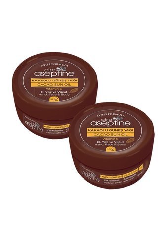 Cıre Aseptıne Kakaolu 2 Faktör Güneş Yağı 2x100 ml