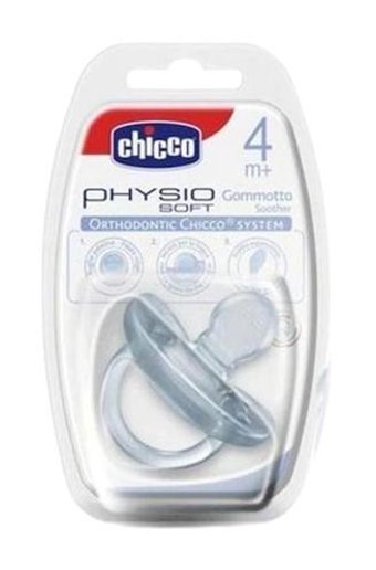 Chicco Physio 6-18 Ay+ Ortodontik Damaklı Silikon Emzik Şeffaf