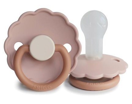Frigg Daisy 6-18 Ay+ Kiraz Uçlu Silikon Emzik Pembe