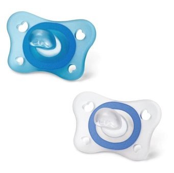 Chicco Physioforma 6-18 Ay+ Ortodontik Damaklı Silikon 2'li Emzik Gül Kurusu