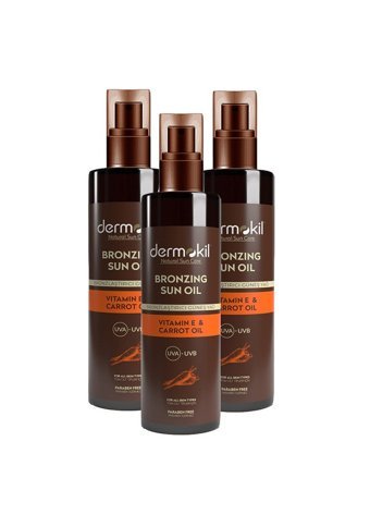 Dermokil 0 Faktör Güneş Yağı 3x200 ml