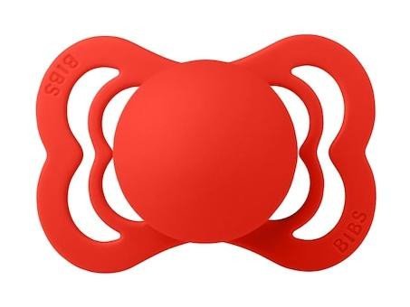 Bibs Supreme 0-6 Ay Delikli Silikon Emzik Kırmızı