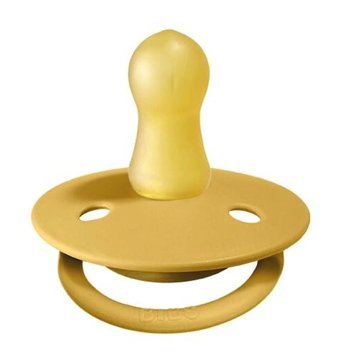 Bibs De Lux 0-6 Ay Delikli Kiraz Uçlu Kauçuk Emzik Sarı