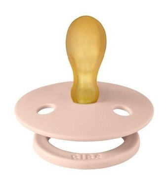 Bibs Colour 6 Ay+ Delikli Ortodontik Kiraz Uçlu Damaklı Kauçuk Emzik Açık Pembe
