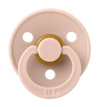 Bibs Colour 6 Ay+ Delikli Ortodontik Kiraz Uçlu Damaklı Kauçuk Emzik Açık Pembe