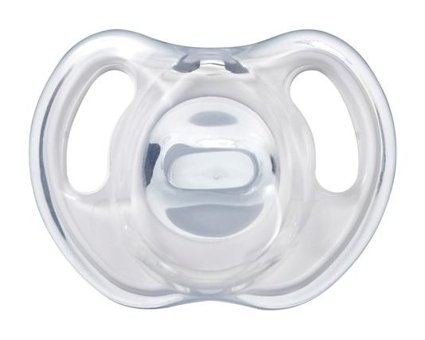 Tommee Tippee Ultra Light 6 Ay+ Delikli Ortodontik Silikon 2'li Emzik Beyaz