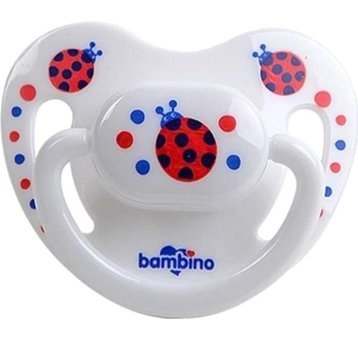 Bambino 0-6 Ay Ortodontik Damaklı Silikon Emzik Çok Renkli